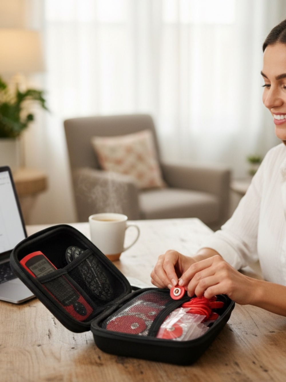 Neocarbon Portable TENS Unit – Muscle Stimulator Pain Relief Kit (NEW IN BOX)